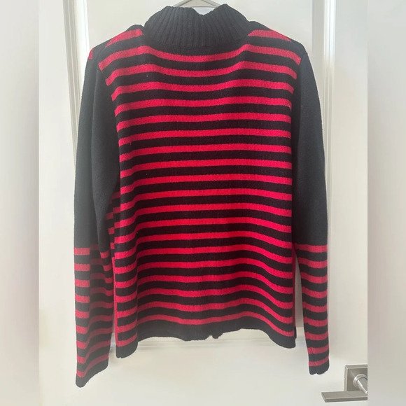 PBJ Sport Women’s Christmas Snowman Sweater Cardigan Size Medium - Picture 5 of 6